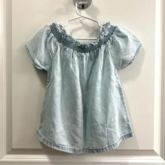 DL1961 Girls Off the Shoulder Top Size 7 - Picture 4 of 8